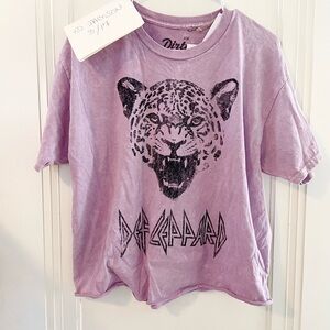 NWT Lilac Graphic Tee